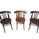 Set di 3 Iconiche Sedie Stile Thonet