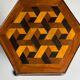 Marquetry side table ca. 1900