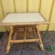 Rattan coffee table