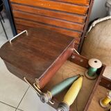 Travailleuse pied compas vintage