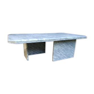 Vintage travertine marble coffee table