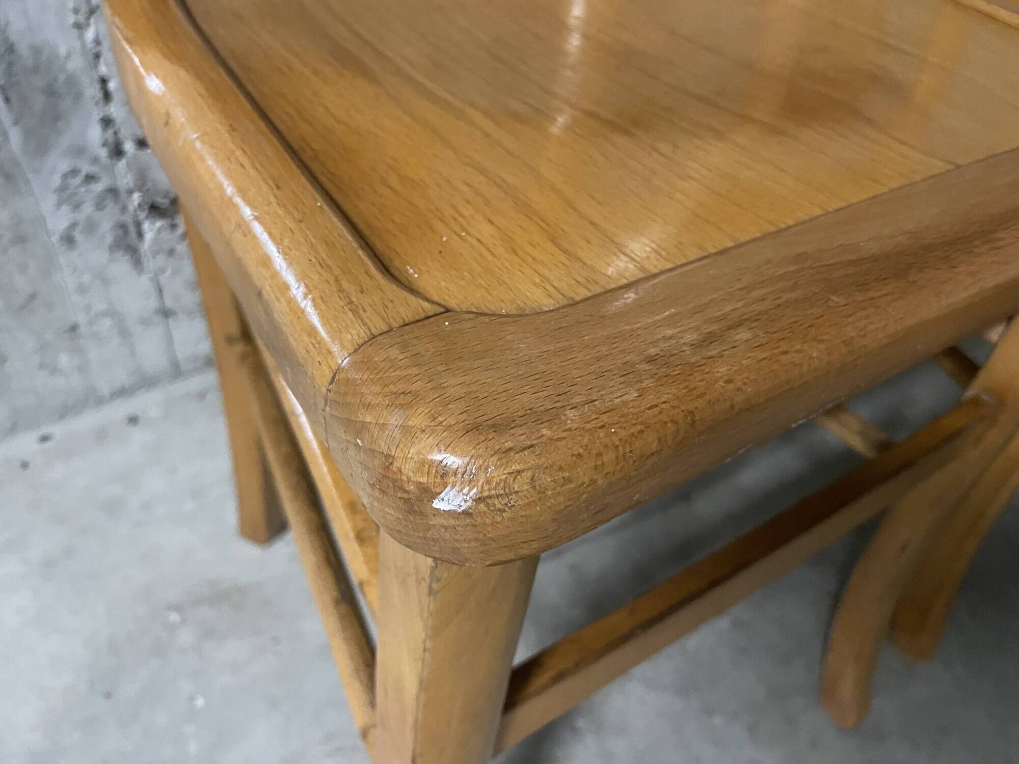 Pair of 1960s bistro chairs