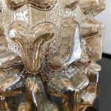 Vintage amber glass pendant lamp or pendant lamp