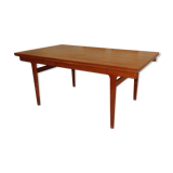 Scandinavian table in expandable teak 1960