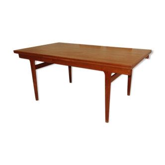 Scandinavian table in expandable teak 1960