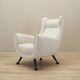 White armchair, Italian design, 1980s, production: Italy