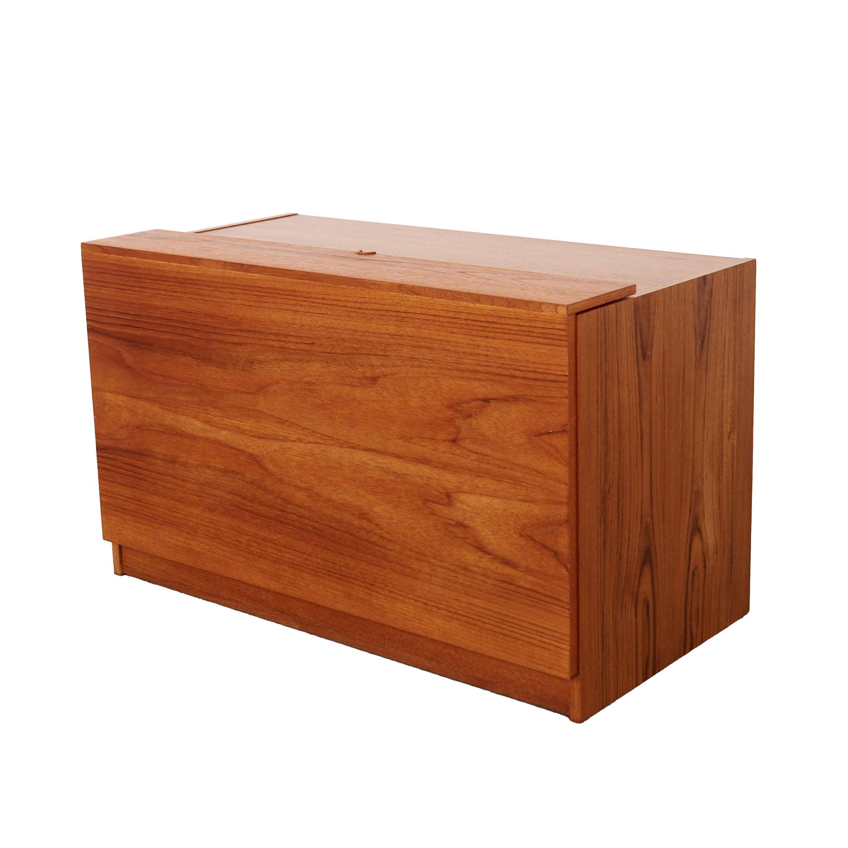 Turntable cabinet, Danish design, 1970s, made in Denmark