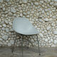 Grey shell chair Pierre Guariche for Meurop 1960s