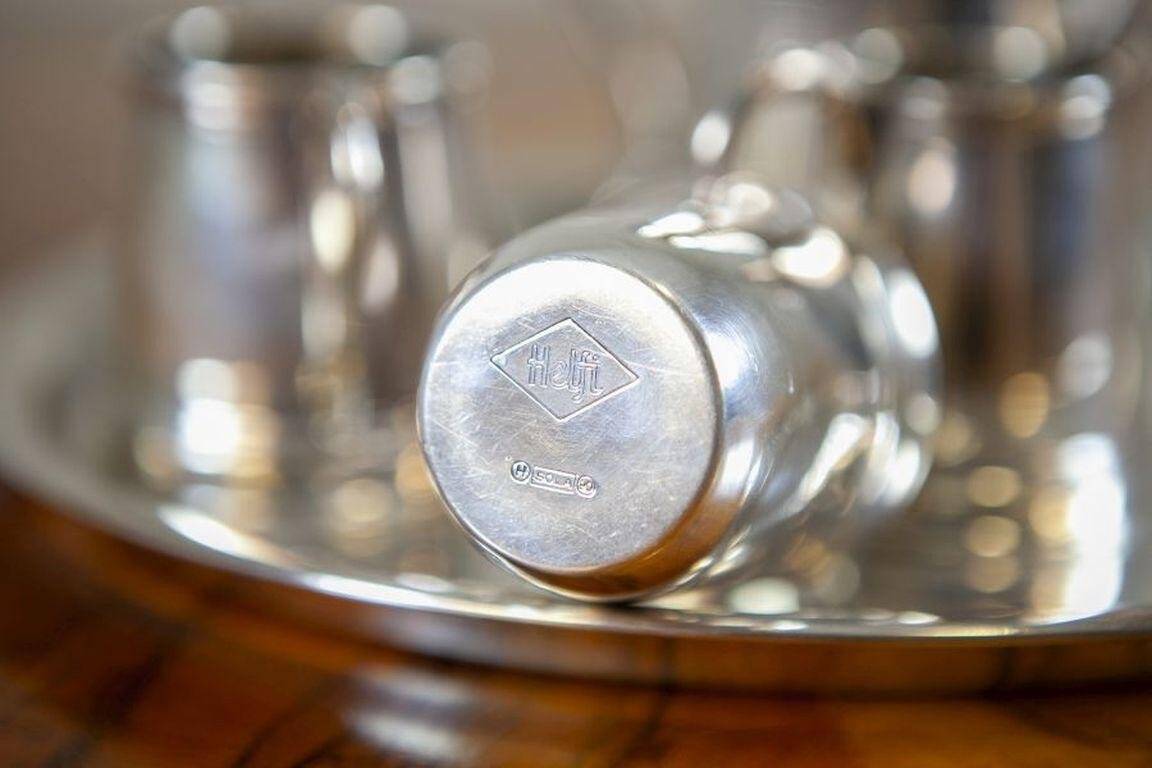Silver Plated Sola Coffee Set, 1920s, Set of 5