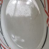 Old plate with geometric pattern Lunéville France