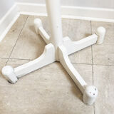 Vintage coat rack in white wood, 1970