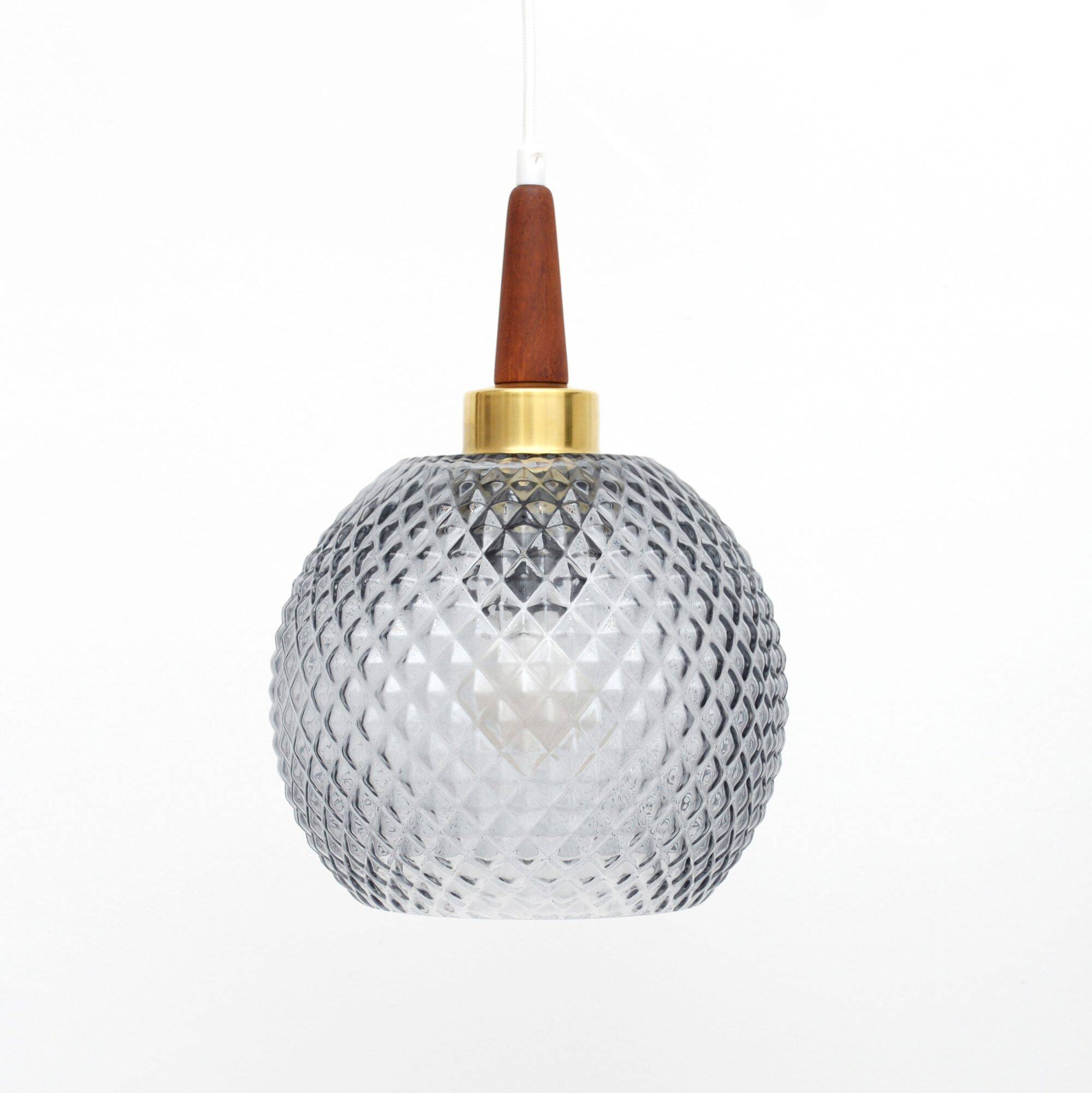 Page 1 of 5 Japandi cristal lamp, Denmark 60'