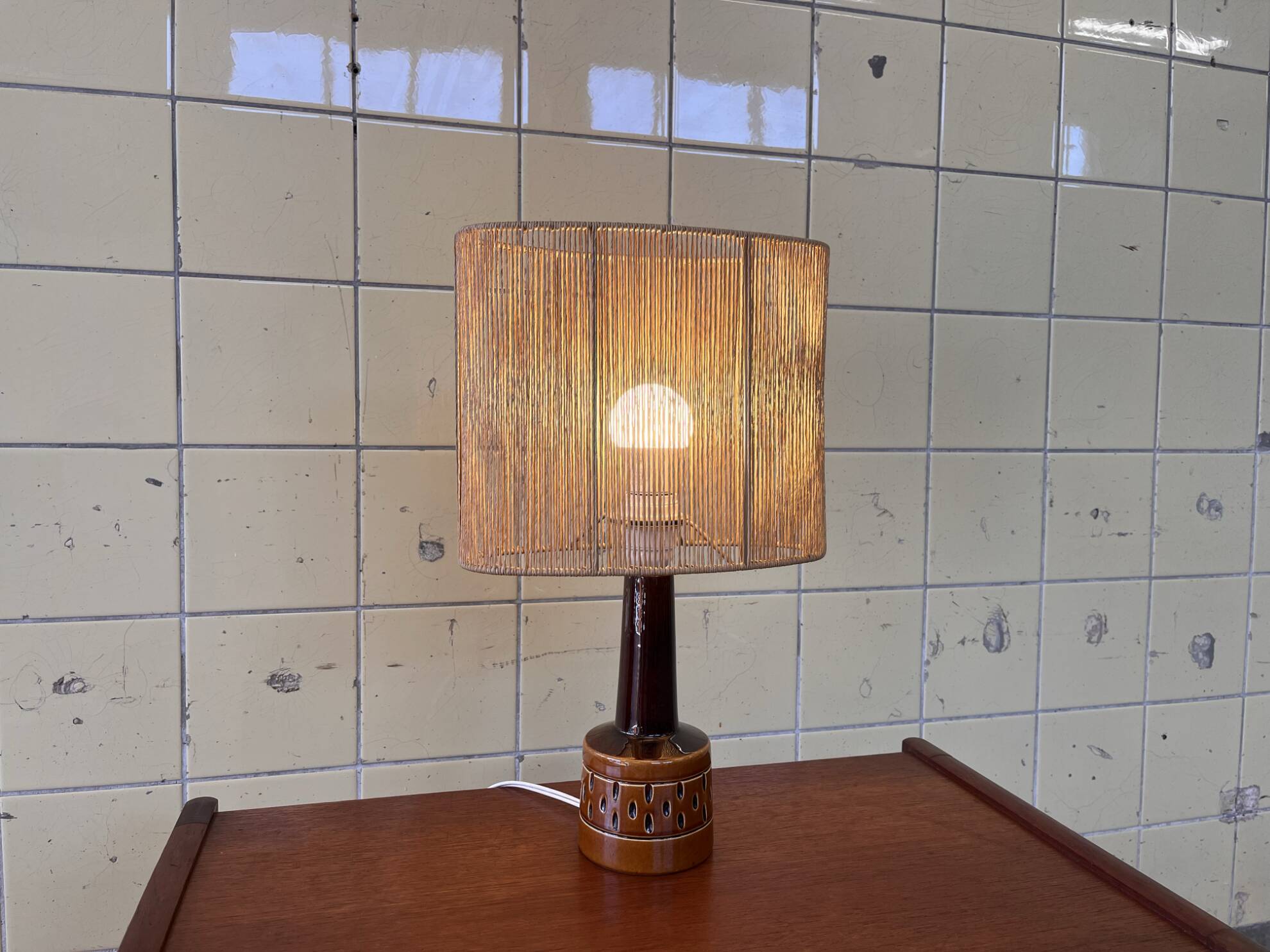 Vintage Scandinavian table lamp