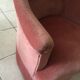 Fauteuil crapaud rose