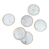 Vintage mother-of-pearl coasters