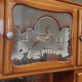 Mado vintage wooden sideboard 3 bodies Mid-century