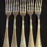 Set of 11 antique place settings – Saglier Frères & Cie, silversmiths in Paris