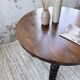 Table 1900 walnut round turned legs