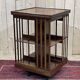 1930s mahogany revolving bookcase