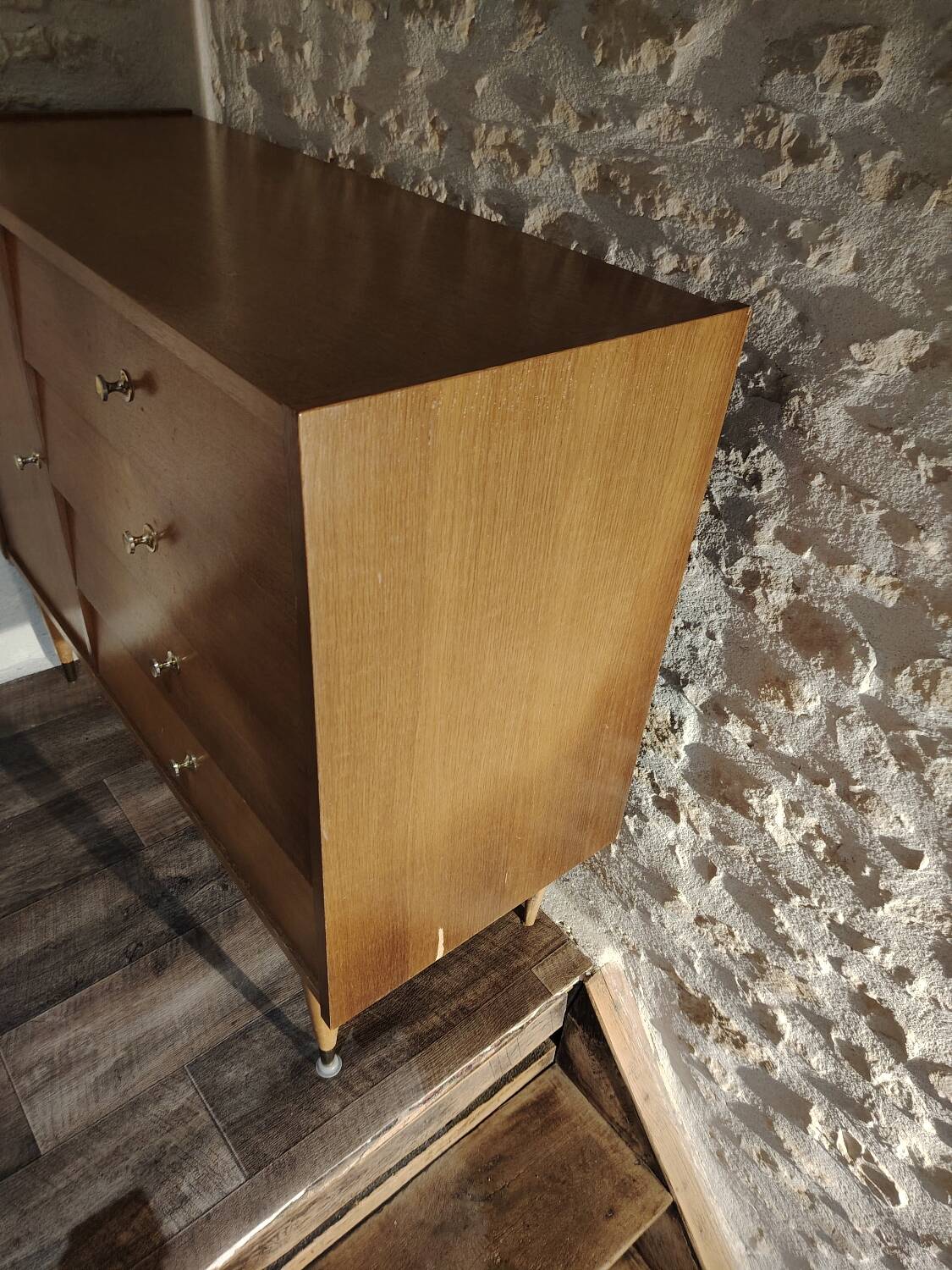 Commode asymétrique 70's