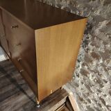 70's asymmetrical chest of drawers