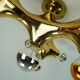 cosack gemini space age CEILING LIGHT - gold-colored - sputnik - 1970s