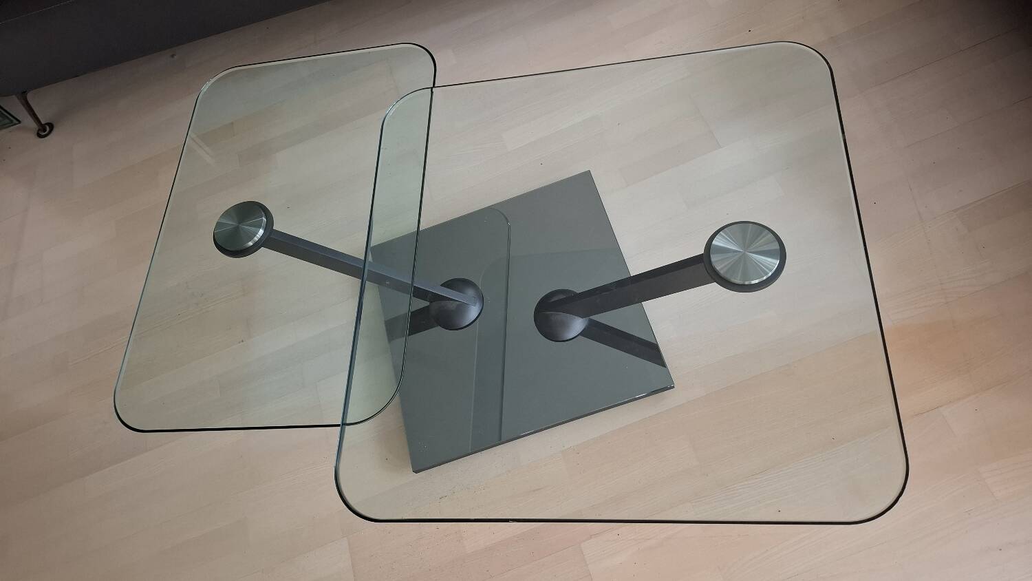 Table basse verre Roche Bobois Tea Time