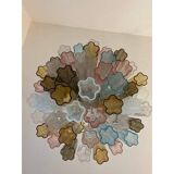 Contemporary Modern "Tronco" Murano Glass Sputnik Chandelier Venini Style