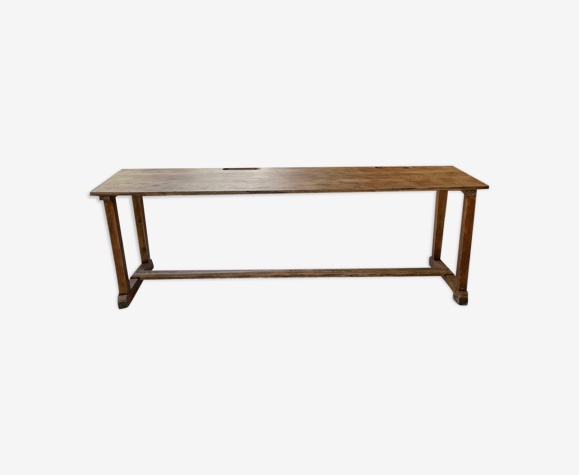 Table de ferme bureau collectivité chêne