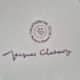 Dessert plates and their Gien earthenware dish illustrated by J. Charmoz automobile theme