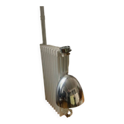 Vintage chrome metal pendant – 1970s design
