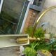 lampadaire liseuse bronze dore italie