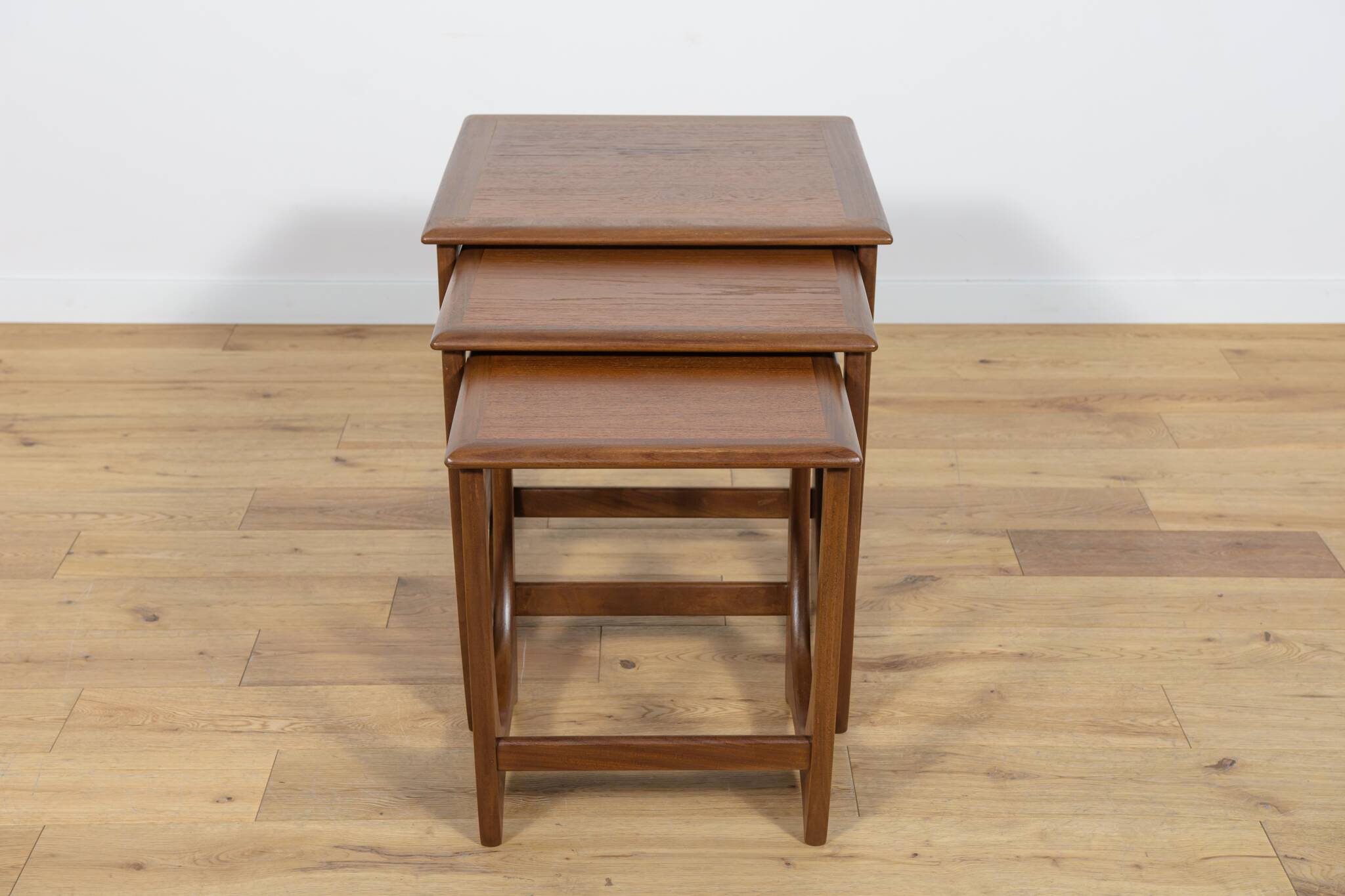 Mid-Century Teak Nesting Tables by V. Wilkins for G-Plan, 1970s, Set of 3