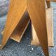Étagère scandinave pied compas 1960