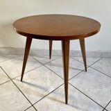 Round coffee table with compass legs 1970