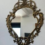 Gilded bronze mirror