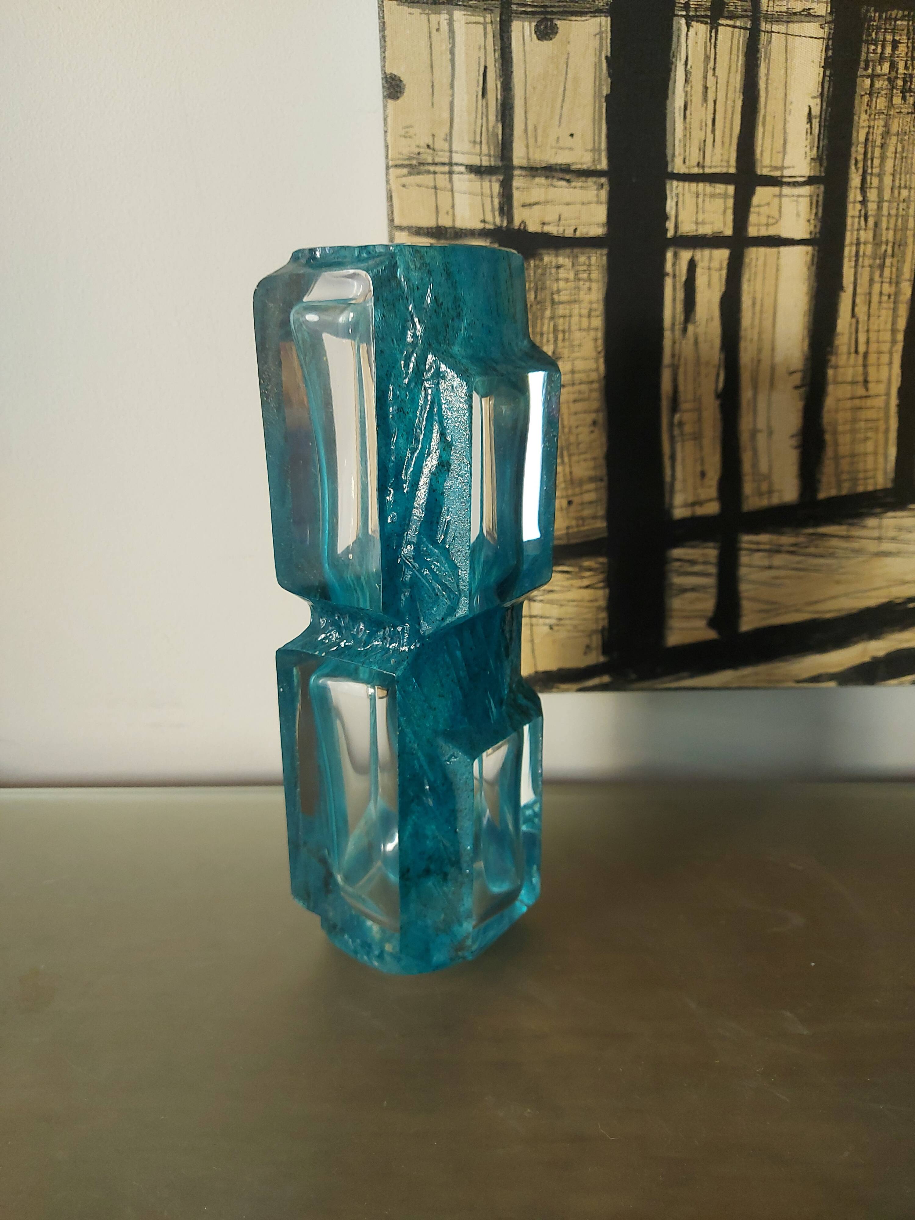 Daum vase Argos model by César Baldaccini, 70s