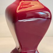 Ceramic lamp and vintage velvet