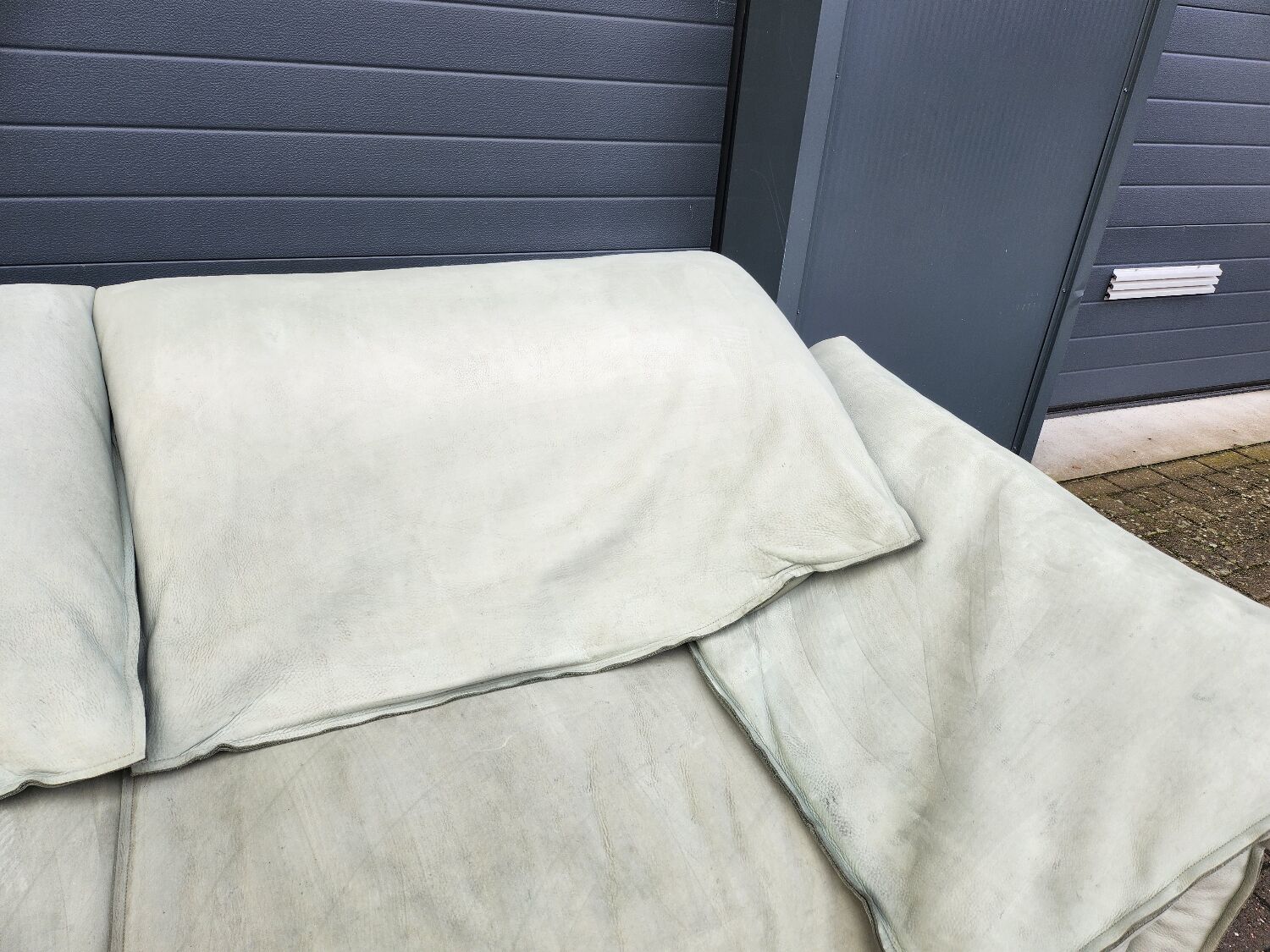 Baxter - Casablanca sofa in Nabuk Sage by Paola Navone