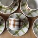 6 Scottish coffee or tea cups Moulin des Loups