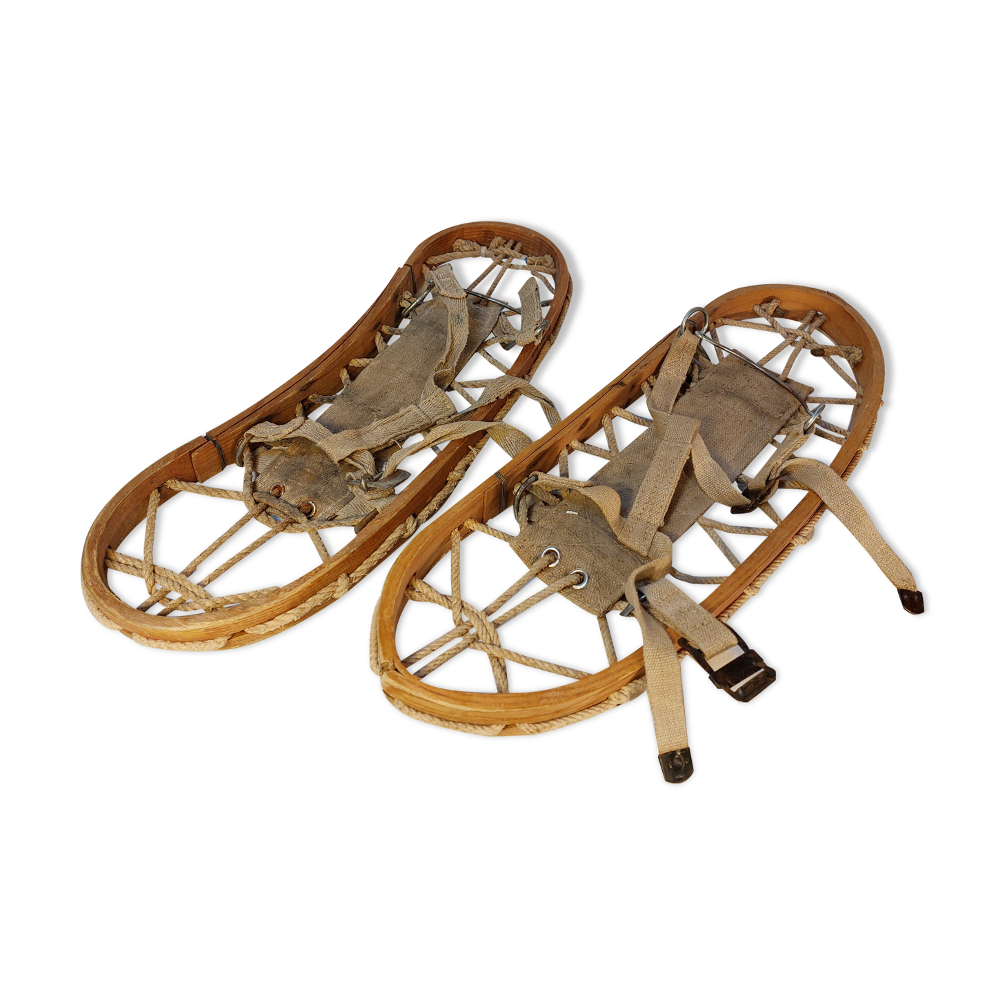 Pair of old snowshoes