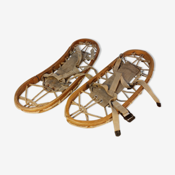 Pair of old snowshoes