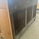 Very vintage wooden sideboard.