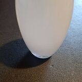Small contemporary vase in white opaline.