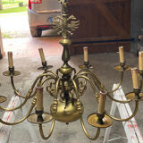 Lustre hollandais aigle bicéphale
