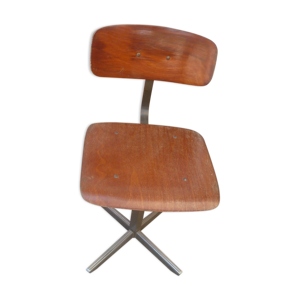 Chaise école, année 1950