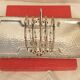 English toast service in silver metal