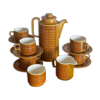 Coffee tea set Hornsea Saffron England