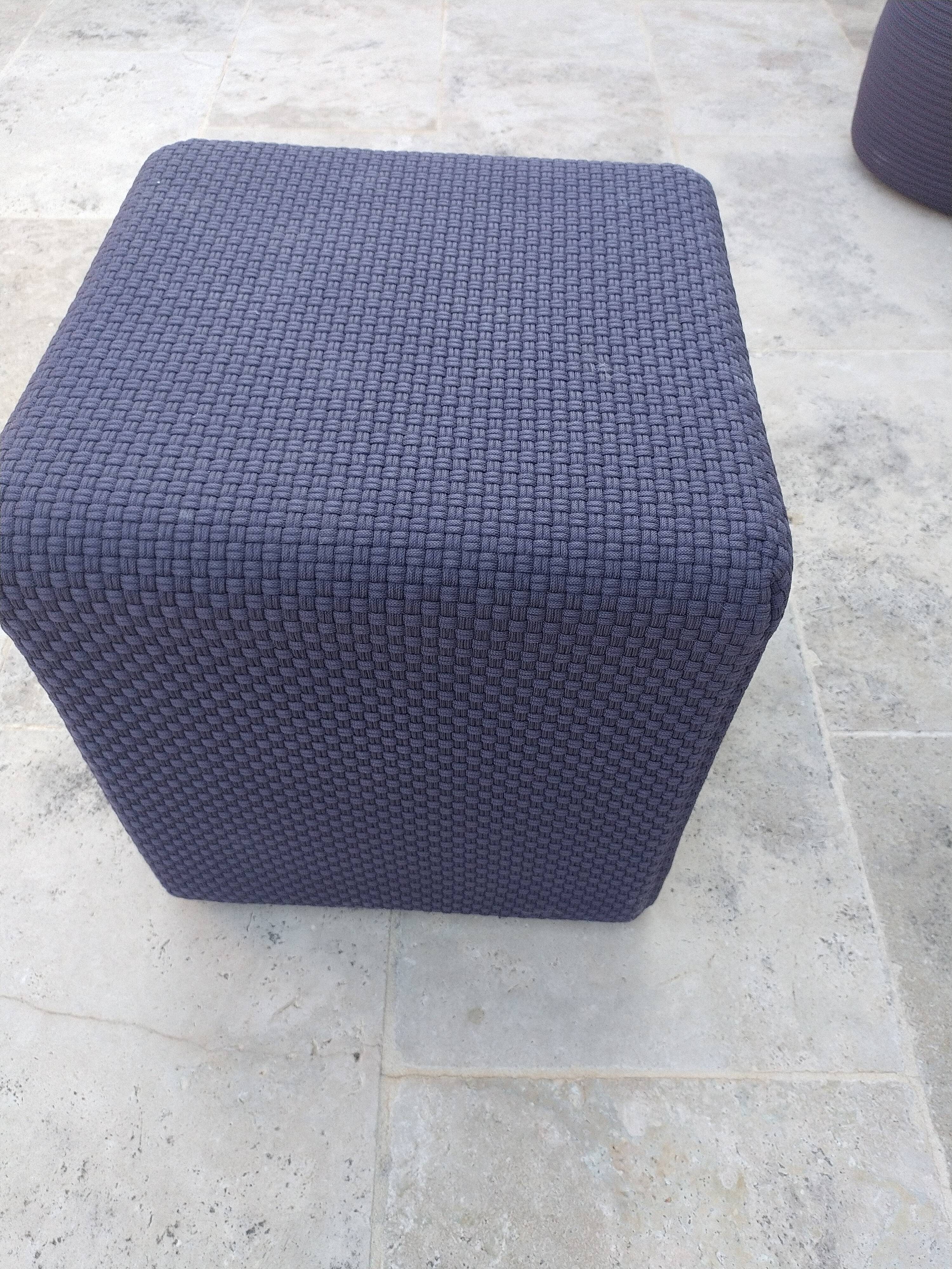 Low Square Stool Paola Lenti