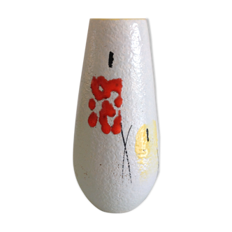 Grey cermal vase by Foreign vintage 60s-70s